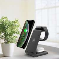 3 In 1 qi Wireless Charger 10W Fast Charge For IP11 Pro SE2 Charger DockDock For Samsung Watch Wireless Charge Stand